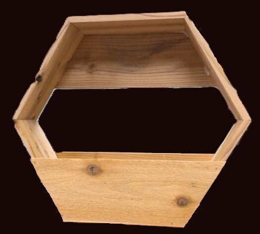 Hexagon Cedar Planter