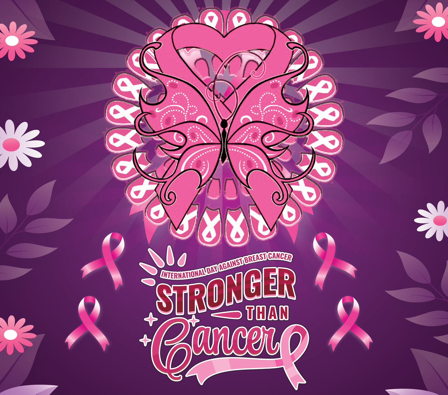 20oz Tumbler - Cancer & More Pink